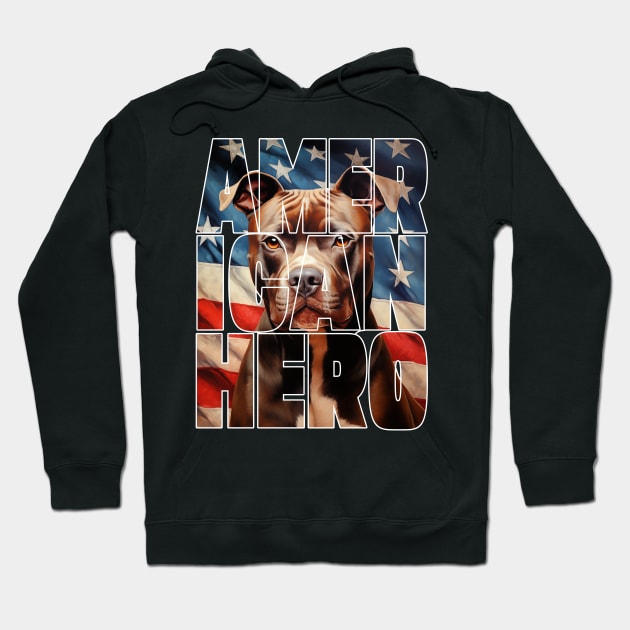 American Hero Hoodie by PetsArt